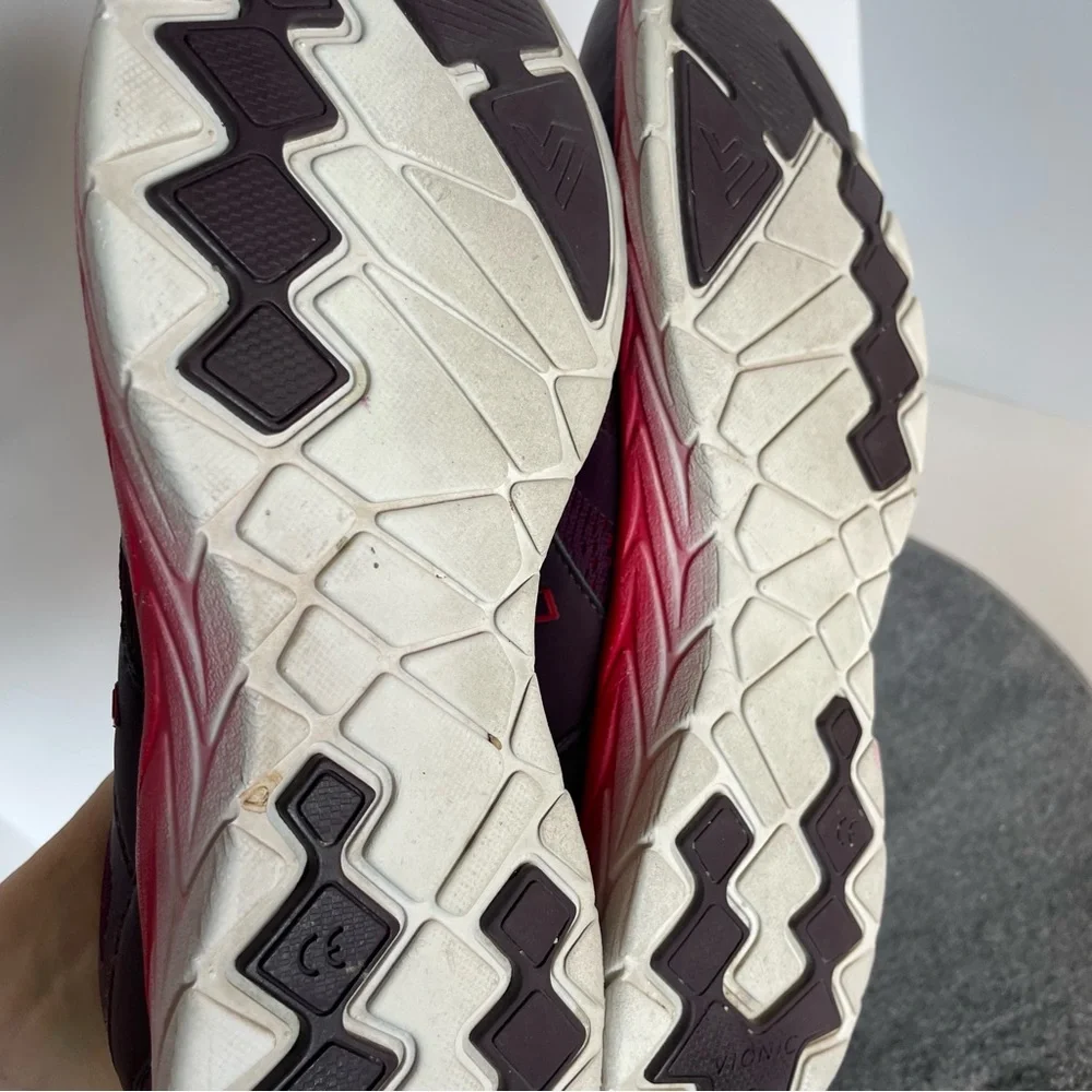 Vionic Women's Burgundy and Red Athletic Sneakers - Picture 8 of 9